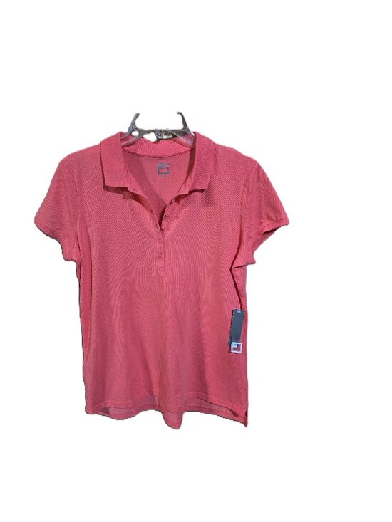 jcpenney Tops - JCP Coral Pullover Top Half Button and Collar